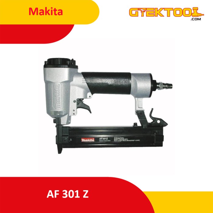 

Mesin Paku Tembak Makita AF301Z AF 301 Z Pneumatic Nailer Promo