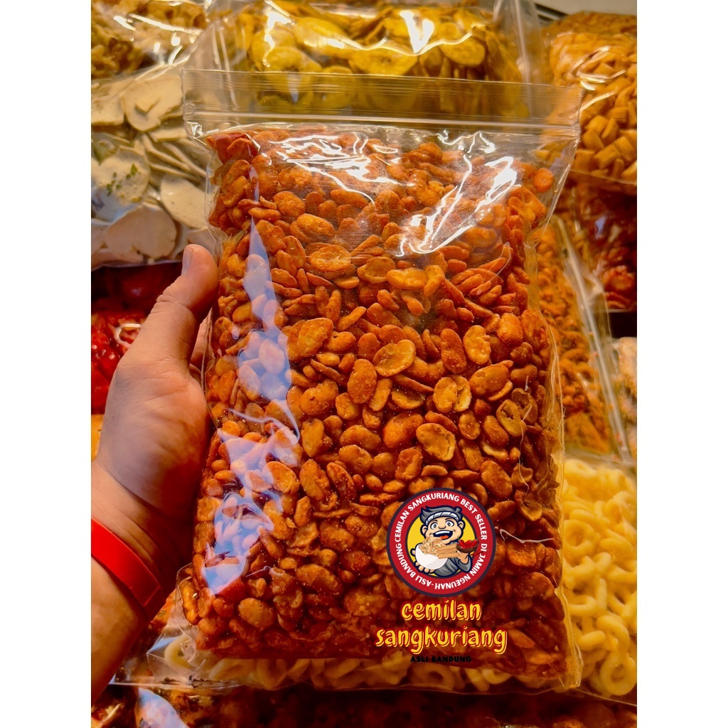 

Kacang Koro Kupas Rasa Pedas 250gram- Broad Bean Spicy Flavour - Pedas _AGEN SNACK