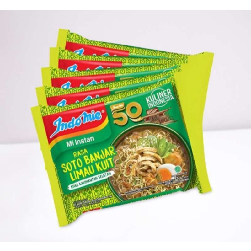 INDOMIE SOTO BANJAR LIMAU KULIT 5 PCS