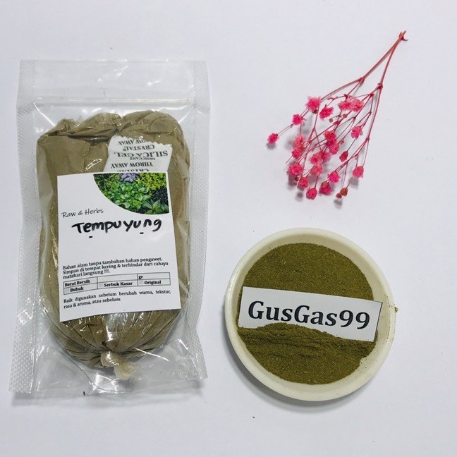 

(100g) Bubuk Daun Tempuyung Kering Herbal Tradisional MURNI Jurus Sehat Rempah JSR