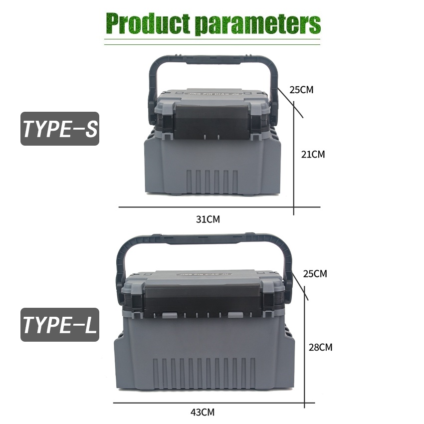 Tackle Box Pancing Kotak Peralatan Pancing Jigging Lure Box Fishing Box Mancing Serbaguna Besar
