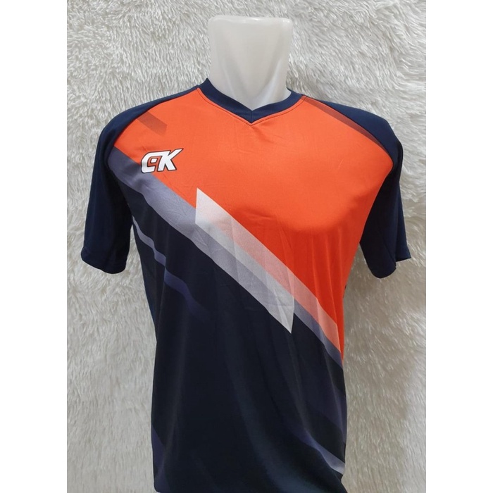 KAOS POLOS 020 BAJU FUTSAL KAOS VOLI JERSEY BADMINTON BAJU BOLA  - M