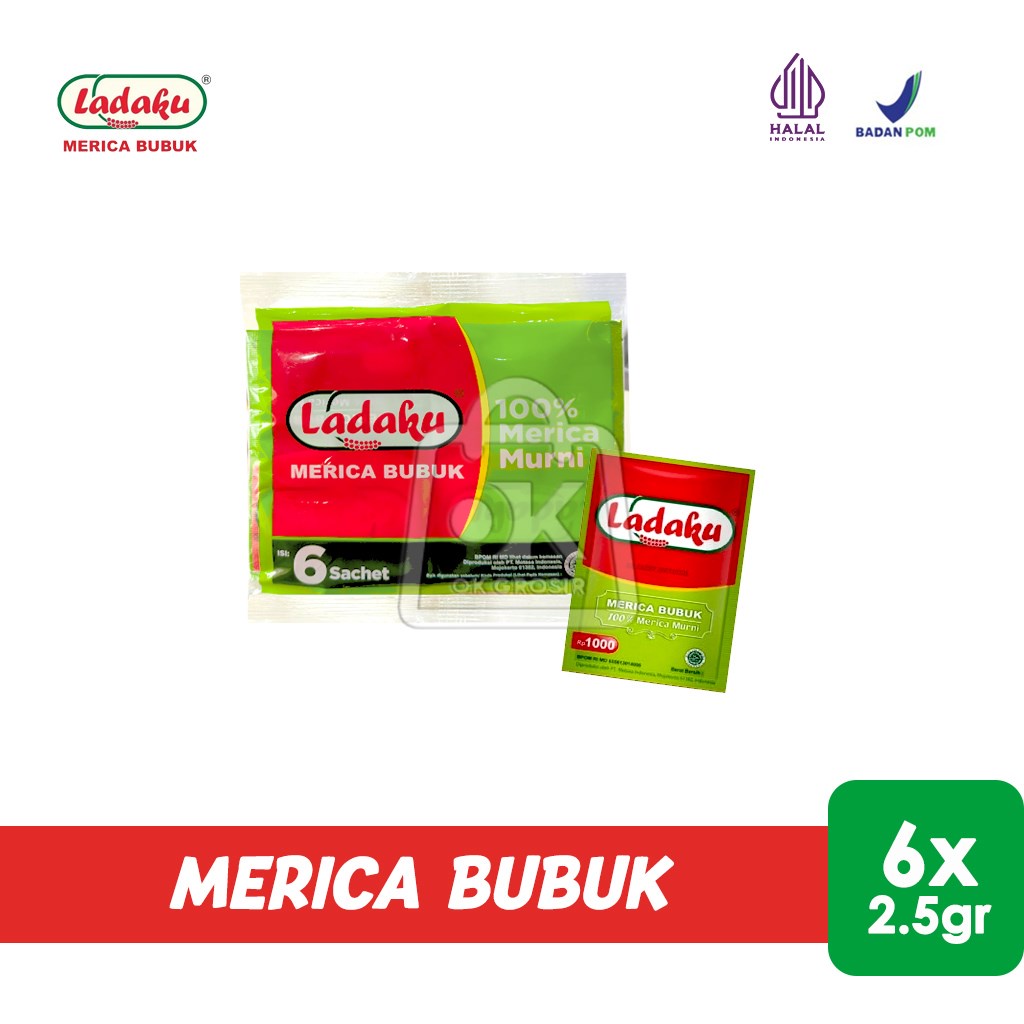 

Ladaku Merica Bubuk Sachet (1 Pack isi 6pcs)
