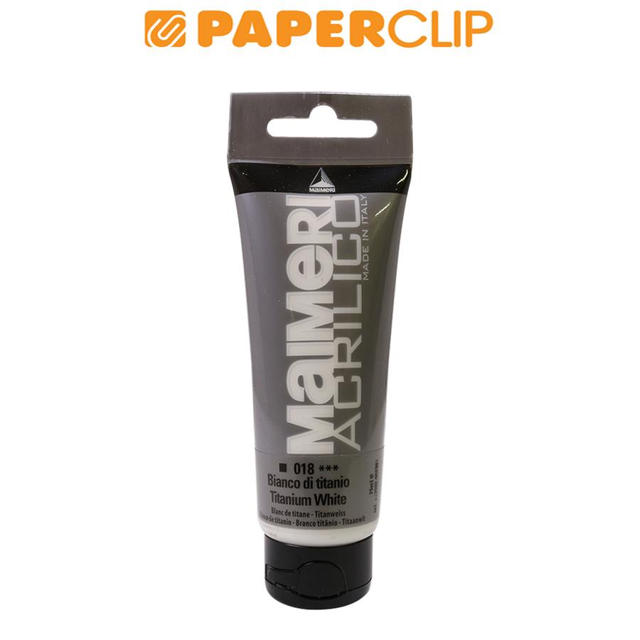 

ACRYLIC COLOR MAIMERI 75ML M0916018 TITANIUM WHITE