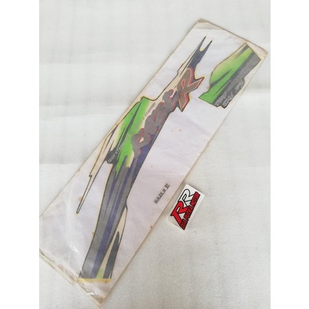 grafik graphic grapik sticer stiker sticker striping body laminasi kawasaki kaze r tahun 1997 97 hij