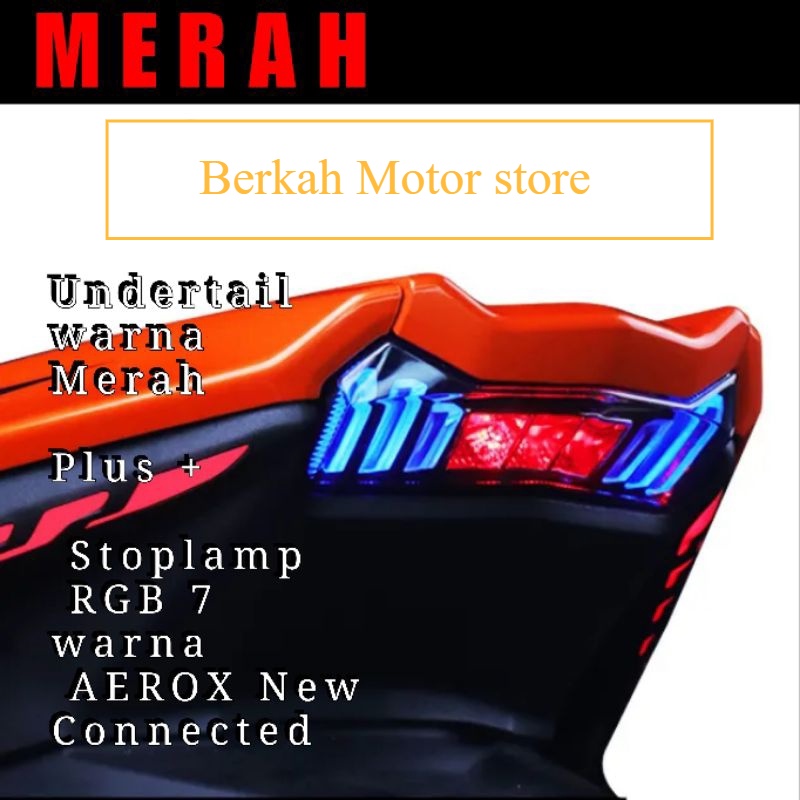 variasi lampu Aerox new Connected Full set Lampu Stoplamp plus Sen/sein Samping/ Aerox 155 new Conne