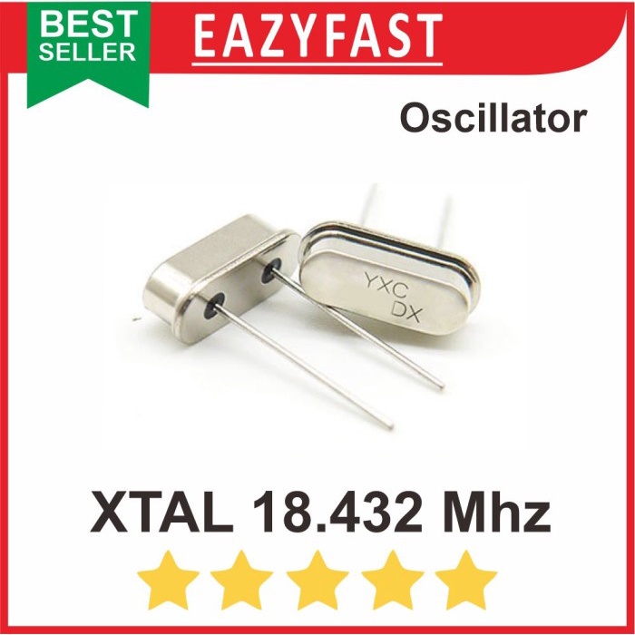 Crystal XTAL 18.432 Mhz Clock Oscillator DIP Kristal Osilator X Tal