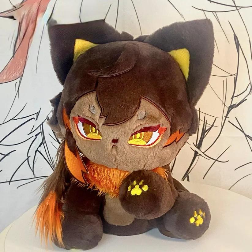 Genshin Impact Zhongli A Plush Meow High Quality Game Toy