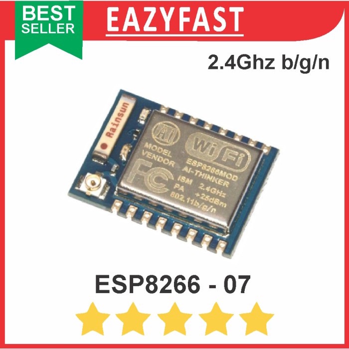 ESP07 ESP8266-07 ESP 8266 07 Wifi Wireless Internet Arduino IoT C