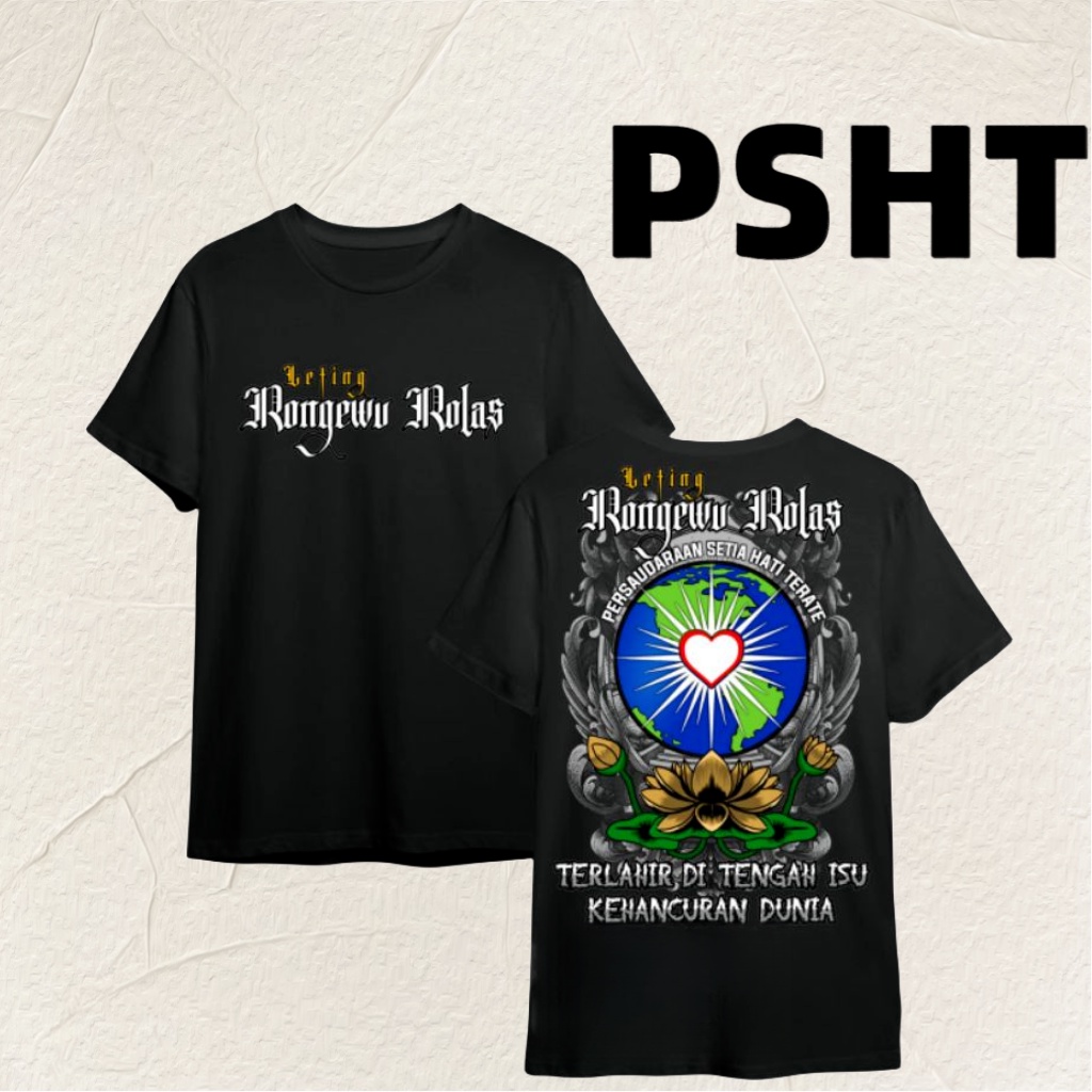 【COD】 KAOS DISTRO PSHT/KAOS LETING PSHT 2014.KAOS PSHT TERBARU Unisex style