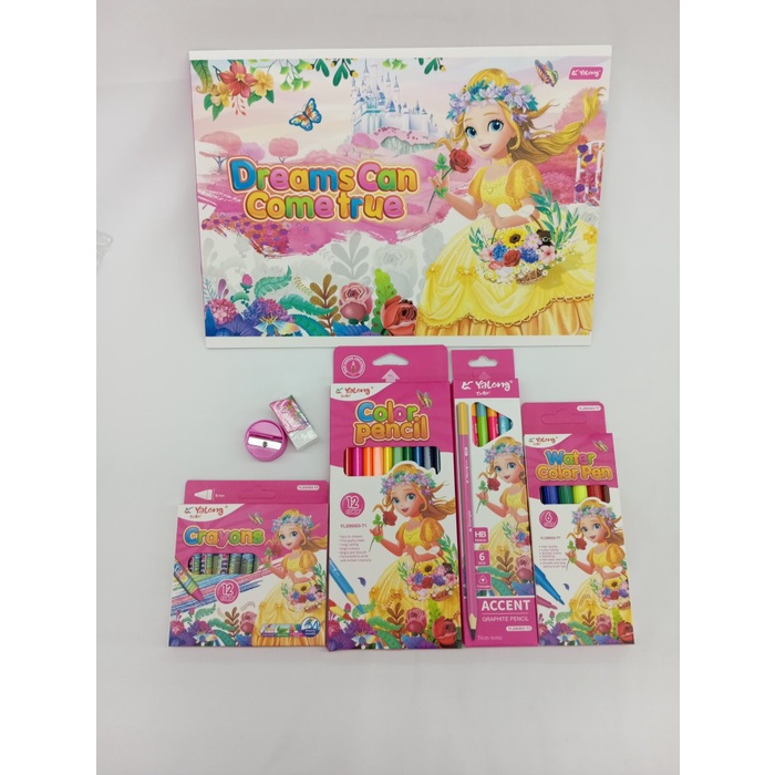 

ART SET COLOURING MELUKIS MENGGAMBAR PENSIL WARNA/SET LUKIS ANAK