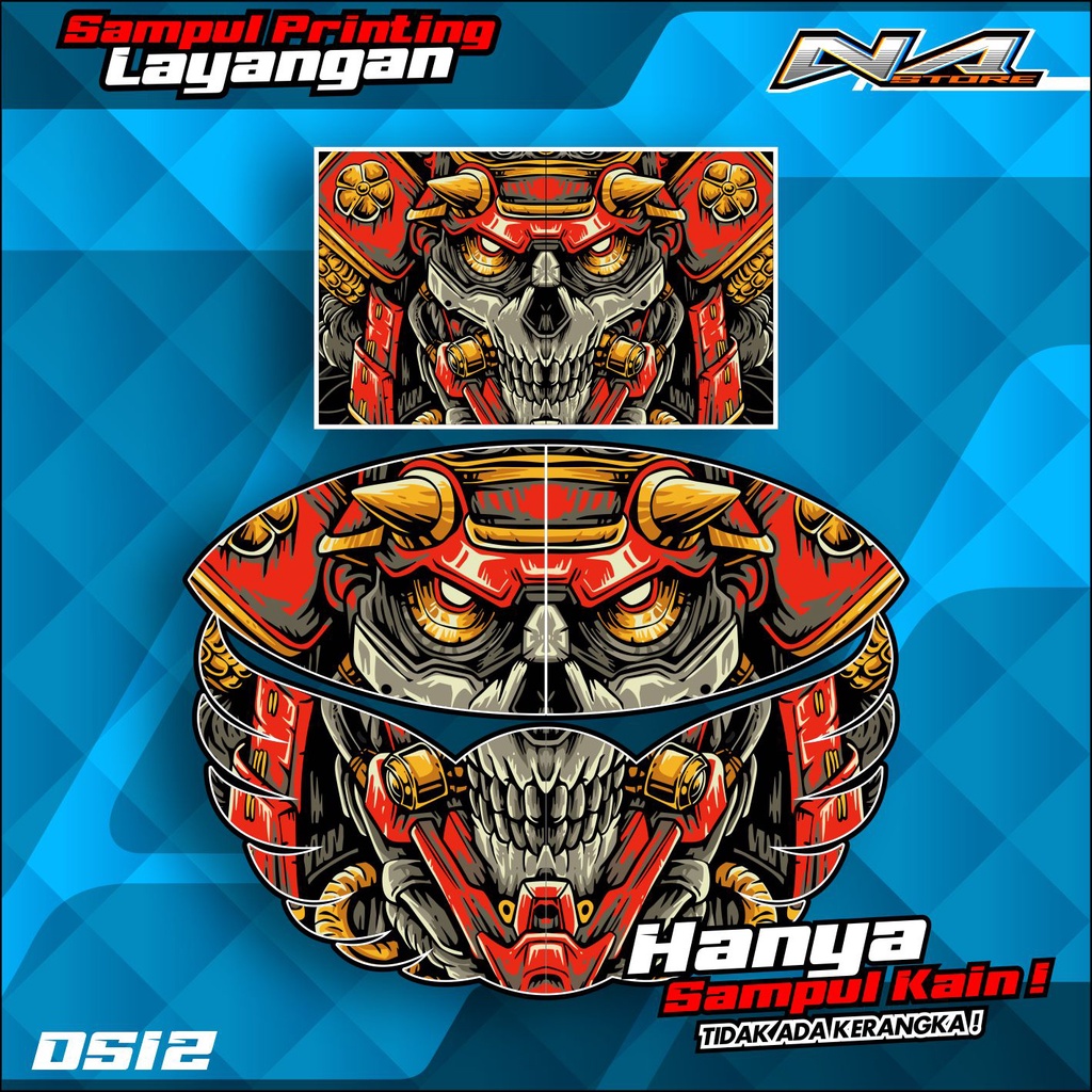 Kain Layangan  Ram Raman , Gapangan Pegon , Gapaangan Ceper  Full Printing   - HANYA KAIN