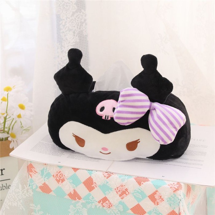 Tempat Tissue Tisu Kuromi My Melody Karakter Sanrio.