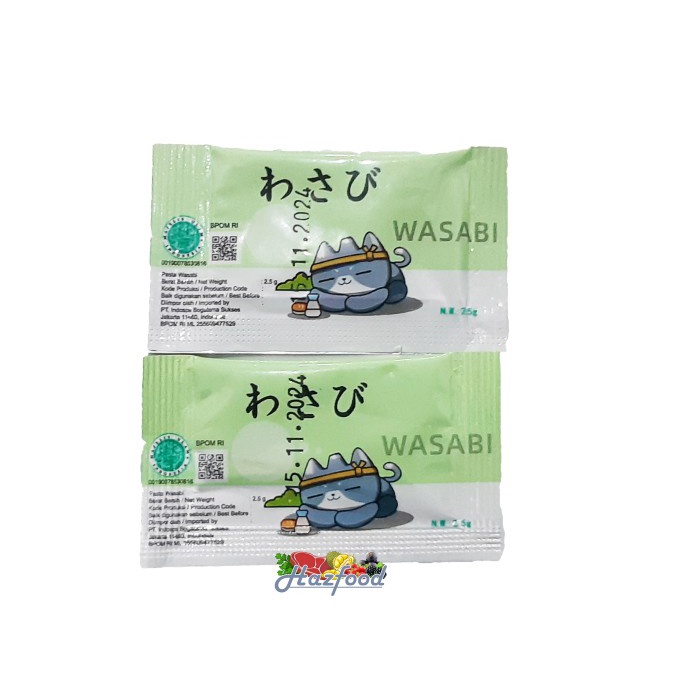 

Wasabi Sachet 2,5 gram Halal