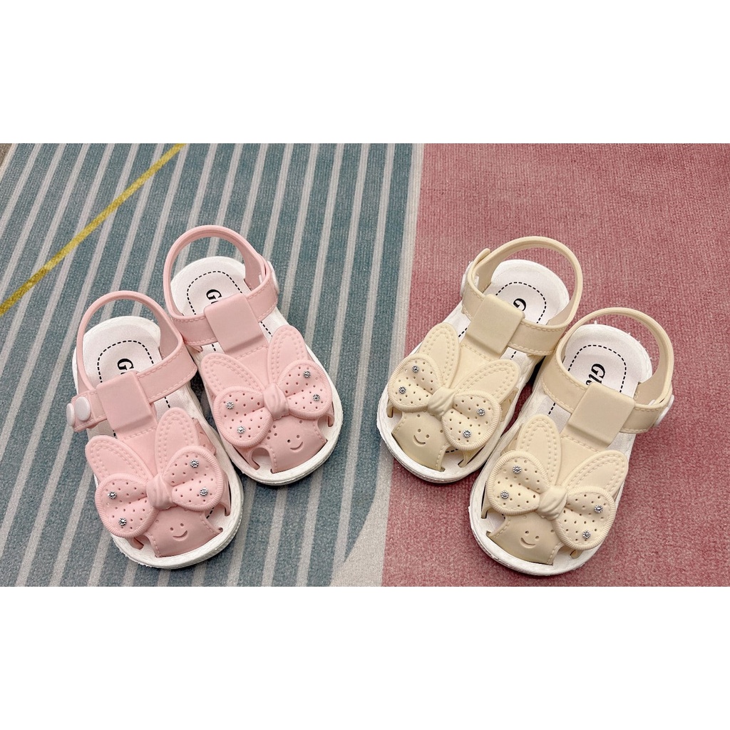 Sandal Jelly Anak Perempuan Pita Import Lucu Empuk Usia 0 1 2 3 Tahun