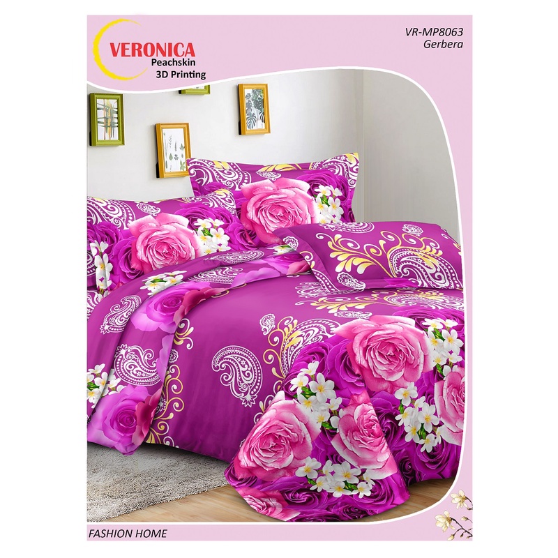 Idola Style Veronica Sprei 100 / 120 Micro Print Tinggi 20 cm MP-8063