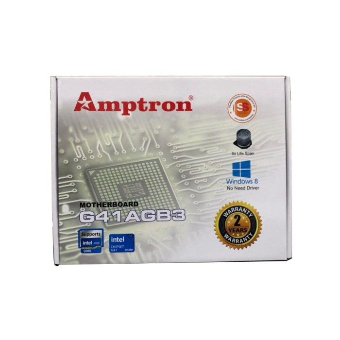 Motherboard Amptron G41 INTEL DDR3 LGA 775 G41AGB3