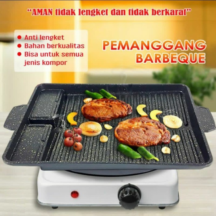 GRILL PAN ALAT PANGGANG DAGING BBQ