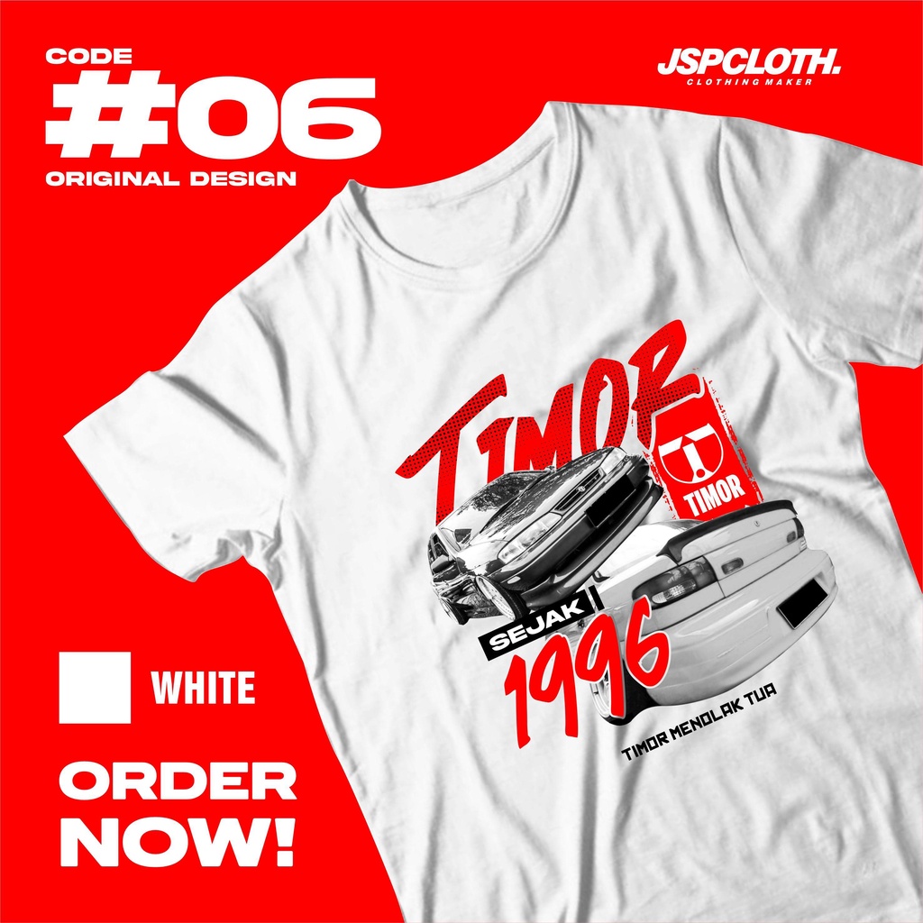 KAOS TIMOR / KAOS MOBIL / OTOMOTIF (EDISI 2) combed lembut