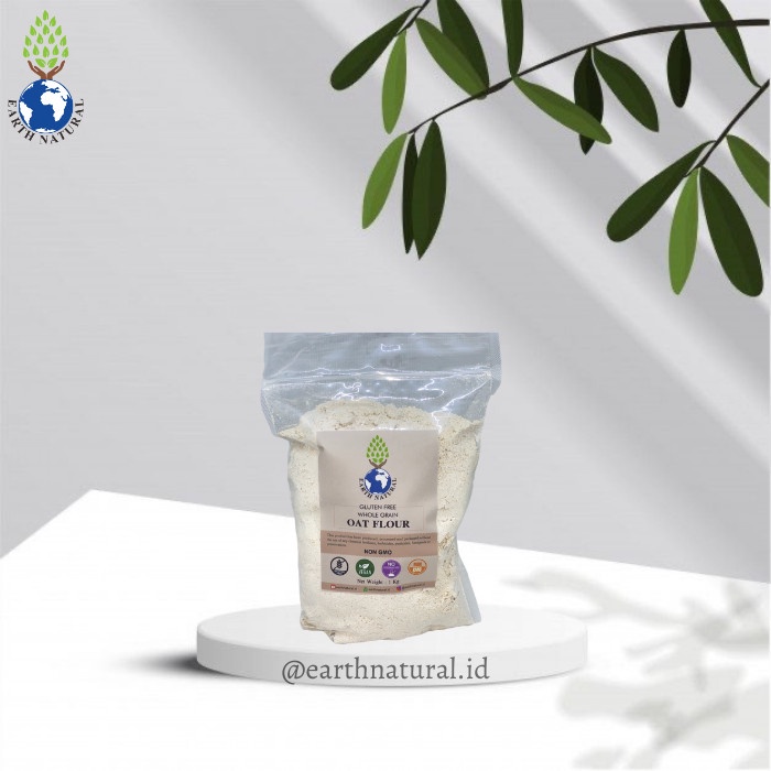 

MB-77 Tepung oatmeal fine/ tepung oat gluten free 1kg/gluten free oat flour - Gluten Free