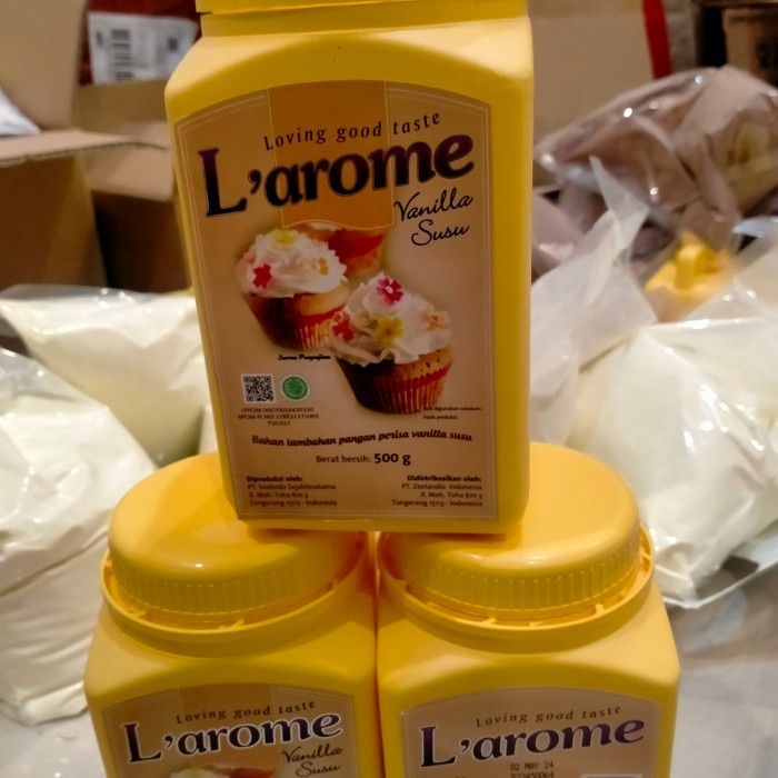 

[Big Sale] larome vanilla milk 500g /vanilla susu /Flavour powder