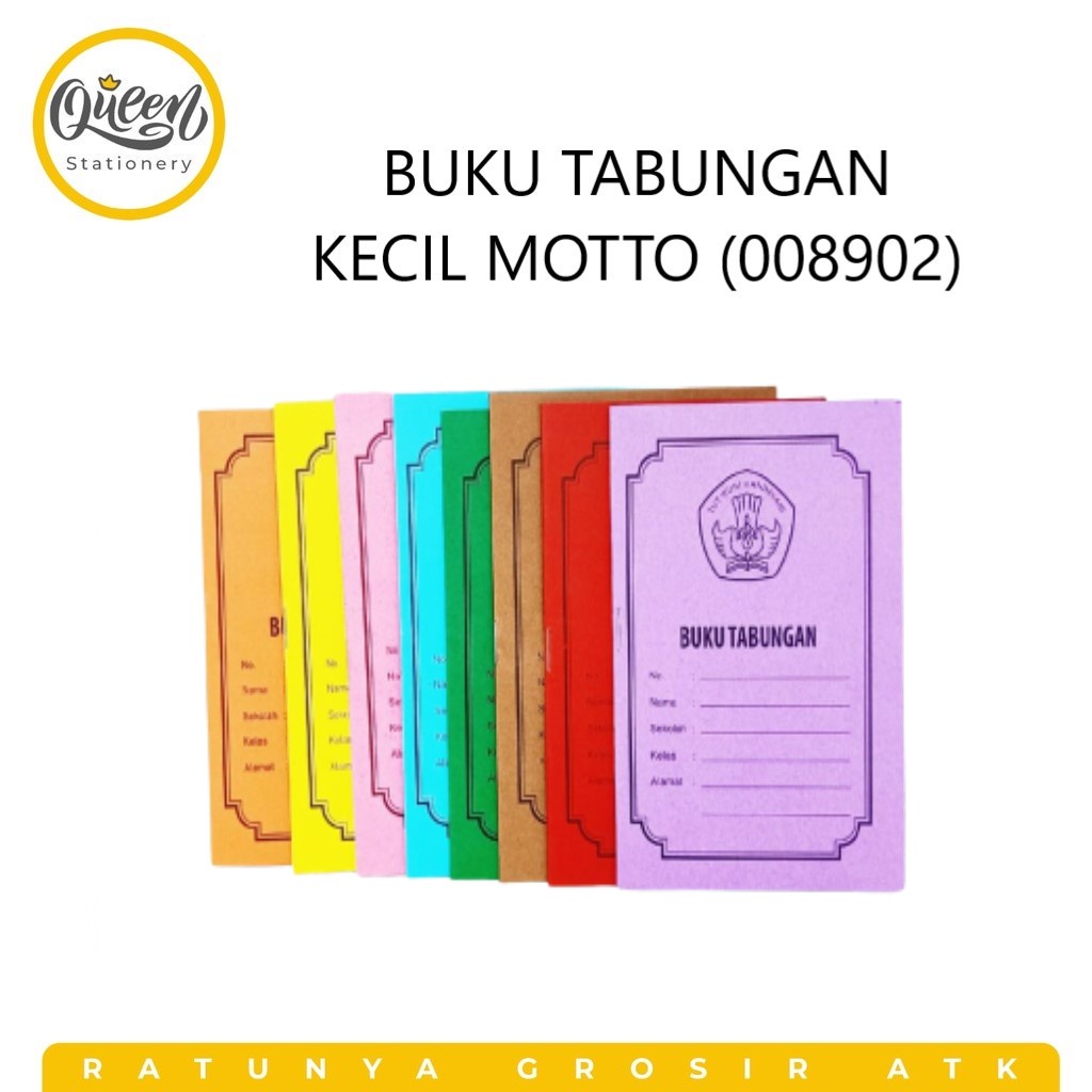 

1 PCS BUKU TABUNGAN KECIL MOTTO