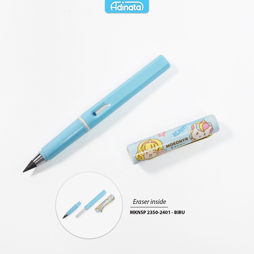 

Mokonya Eternal Pencil 2350-2401A Blue / Pensil / Alat Tulis - Adinata