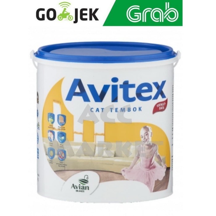 Gojek Cat Avitex Avian 25 kg Tembok Dinding Rumah Plafon Interior