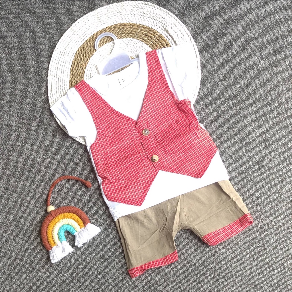 Set Tuxedo Anak / Baju Bayi Anak / Setelan Bayi Cowok/ Setelan Bayi Baru Lahir