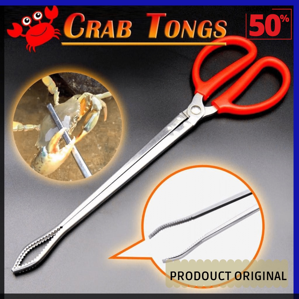 COD Gunting Capit Crab Tongs penjepit belut kepiting model gunting Pengambil Kepiting pengambil belu