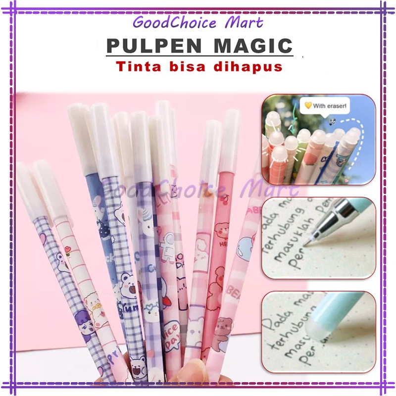

Pulpen Gel Tinta Bisa Dihapus / Bolpoin Gel Erasable / Pen Gel hapus / Bolpoin Gel Bisa Dihapus