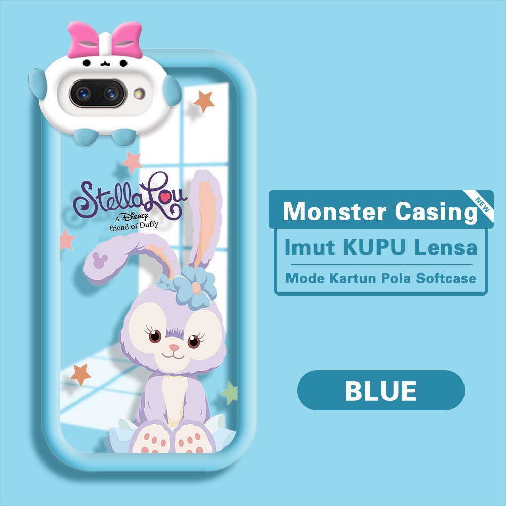 Untuk OPPO A12E A3S Phone Case Handphone Softcase Kesing Tahan Guncangan Imut Multi-Colored StellaLo