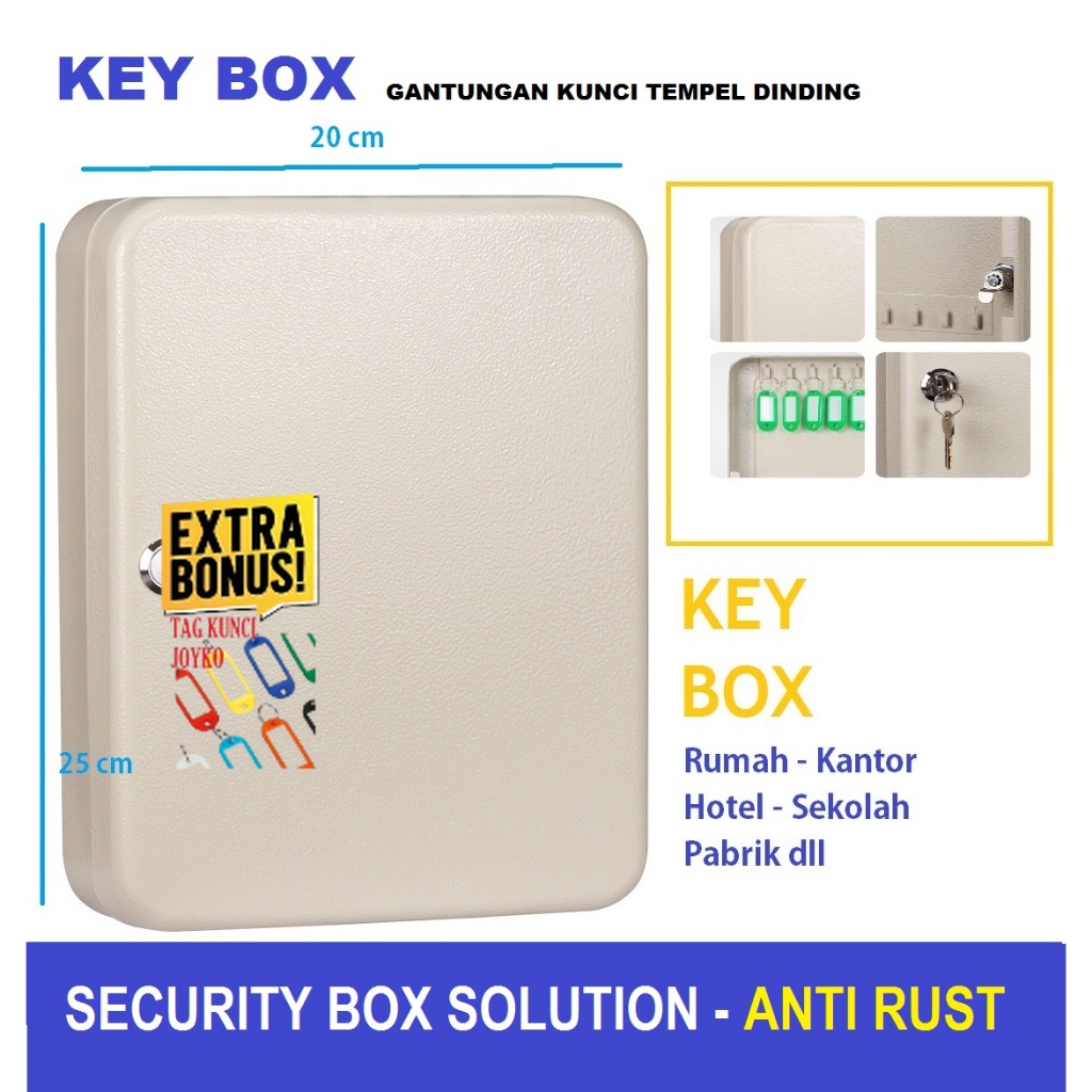 COD Gantungan Kunci Key box dinding BOX gantungan kunci dinding CANTELAN KUNCI DINDING WALL KEYBOX