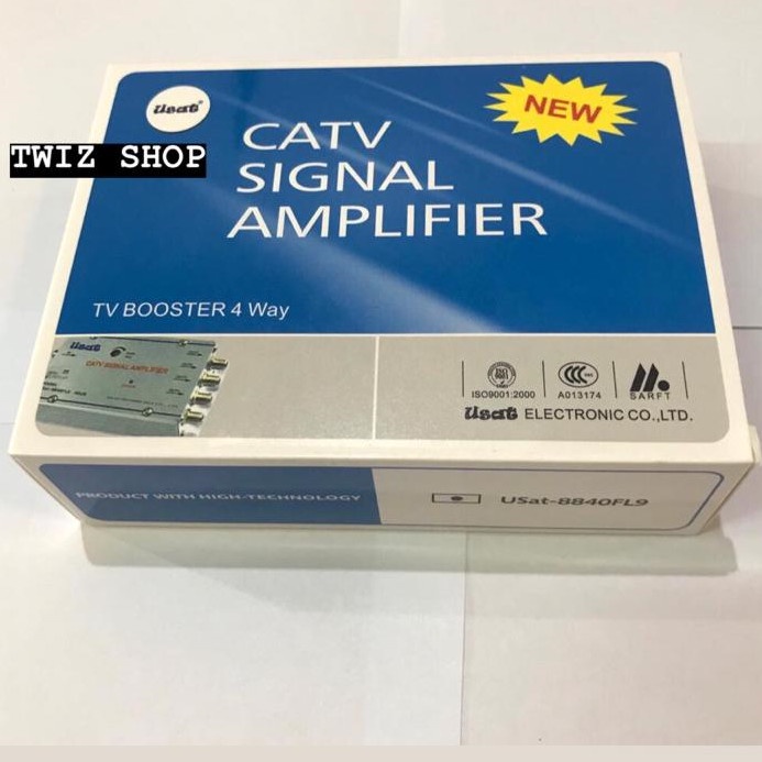 CATV Signal Amplifier Booster 4 Way 40db