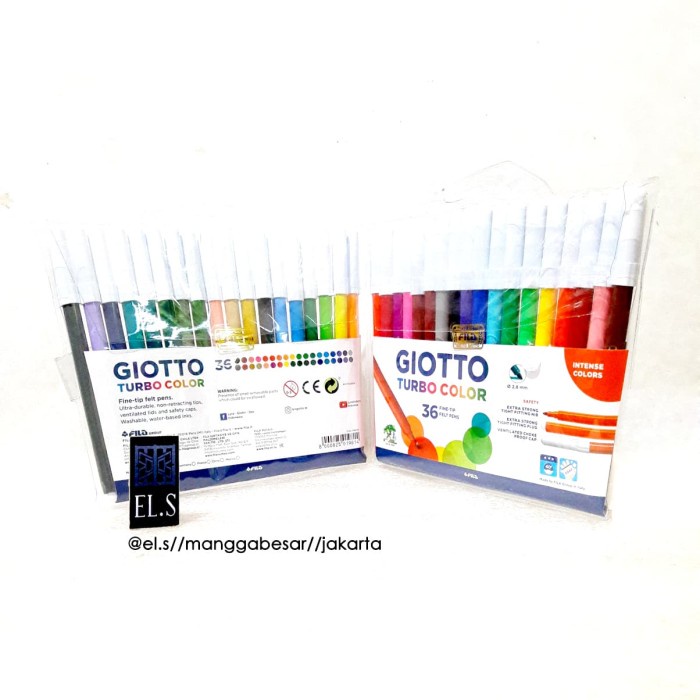 

Giotto Turbo Color Set 36 Warna Spidol