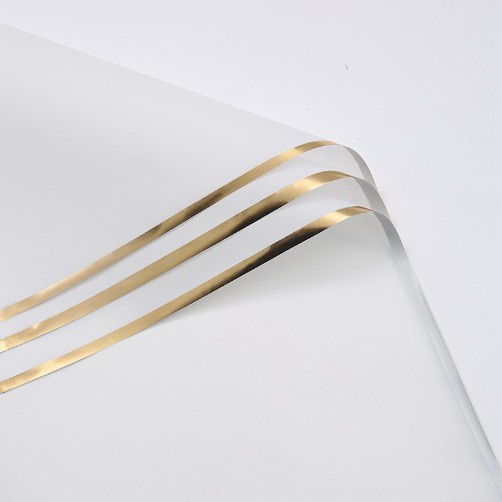 

KERTAS BUNGA HXAGD FLOWER WRAP LIST GOLD METALIK WRAPPING PAPER - 112 TRANSPARAN