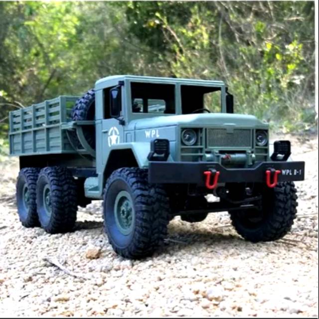 Wpl B16 Rc Adventure Truck Offroad Military V  Jjrc Q64  6wd 6x6 Truck Militer Diecast Pin Zan 6013
