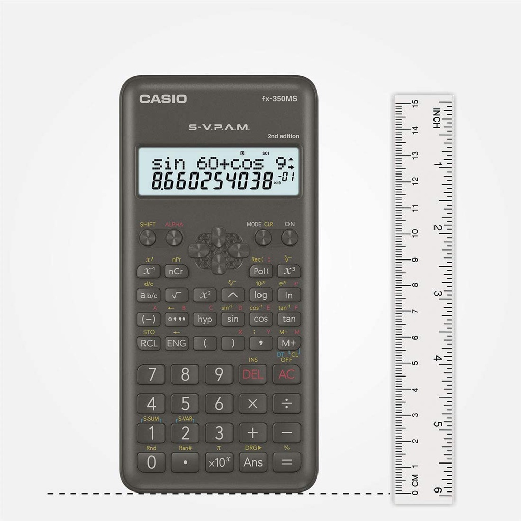 

mg Kalkulator Ilmiah CASIO fx-350MS 2nd Edition Calculator Scientific 350 MS