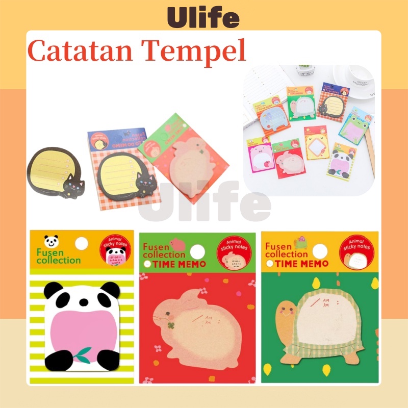 

Sticky Notes Animal / Tempelan Kertas Catatan Memo Note Karakter Animal Lucu Unik
