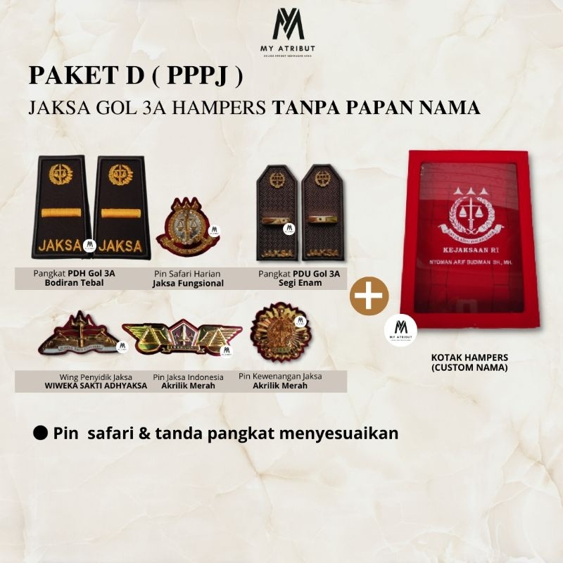 Paket Hampers PPPJ 3A Jaksa Tanpa Papan Nama (Paket D) | Paket Kejaksaan RI