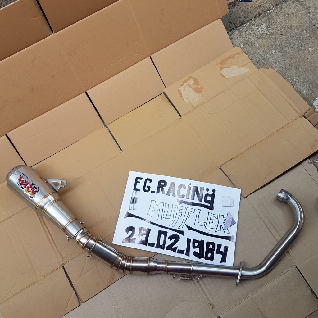 KNALPOT RACING WRX TIGER VIXION R15 SATRIA SONIC MAGA/GL PRO GSX GTR CB150R CB OLD MX OLD/NEW DLL