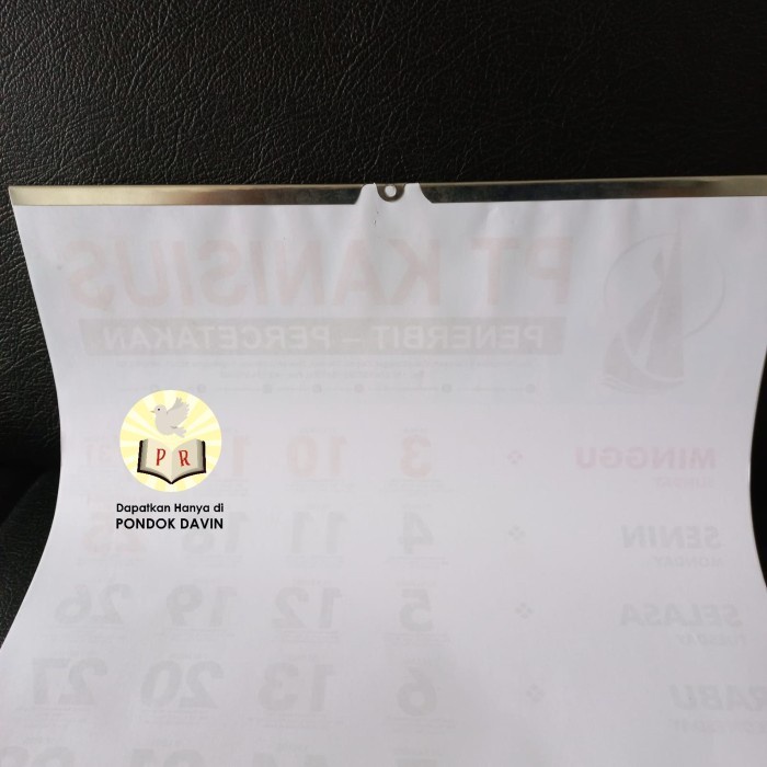 

KALENDER DINDING LITURGI KALENDER GANTUNG KATOLIK PENERBIT KANISIUS