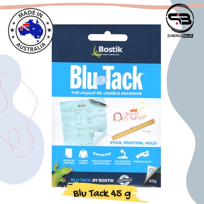 

BLU TACK BLUTACK BOSTIK AUSTRALIA LEM PEREKAT SERBAGUNA 45G -