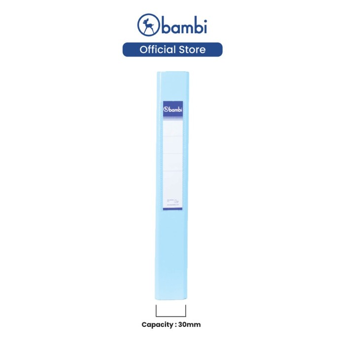 

Bambi 3 Ring Binder A4 - 2132 - Light Blue