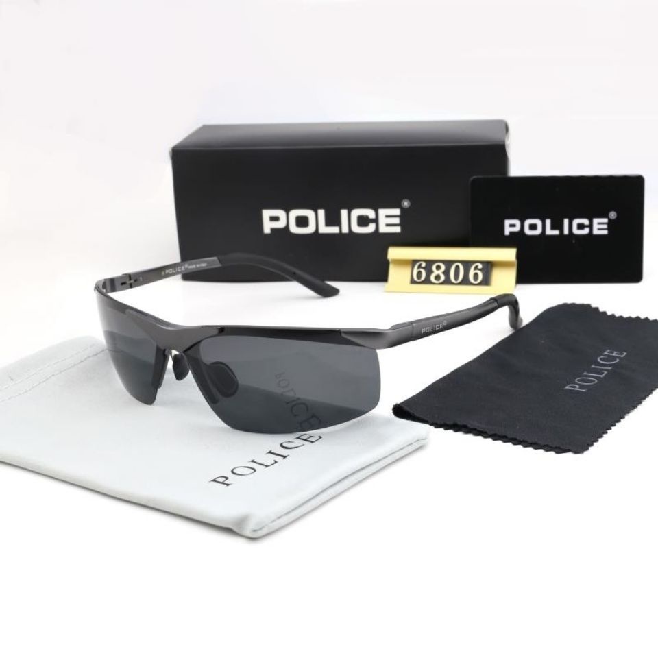 PRODUCT TERLARIS  Kacamata Hitam Pria Keren Desain Gaya Retro Musim Panas 2022 police Kacamata Menge