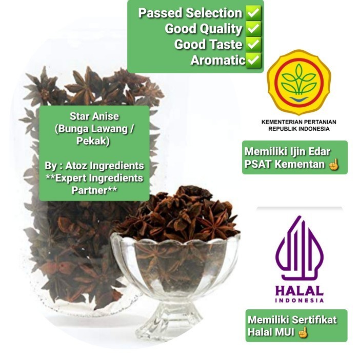 

BEST SELLER Star Anise 250 GR/ Bunga Lawang 250 GR