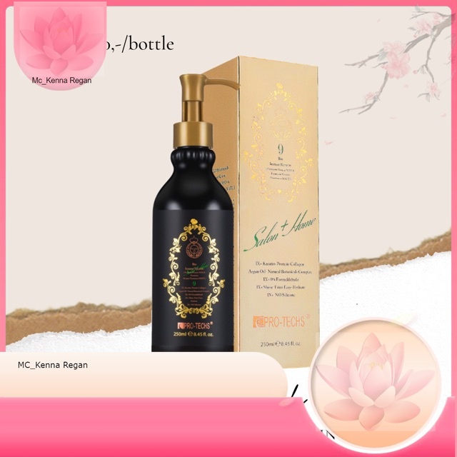 PRO TECHS BIO LOCK INSTANT KERATIN 9 SERUM PERAWATAN RAMBUT RUSAK SIZE 250ML