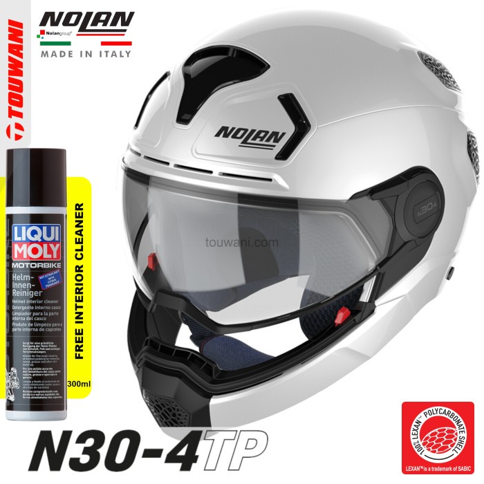 Helm Nolan N30-4 N304 TP Classic Metal White