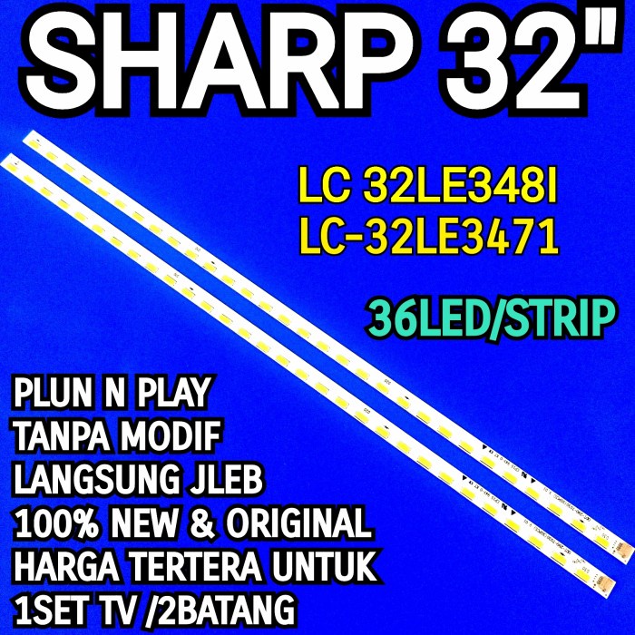 BL BACKLIGHT LEV TV SHARP LC-32LE3471 LC-32LE347I LC 32LE3471 32LE347I PART TOOL ELECTRO