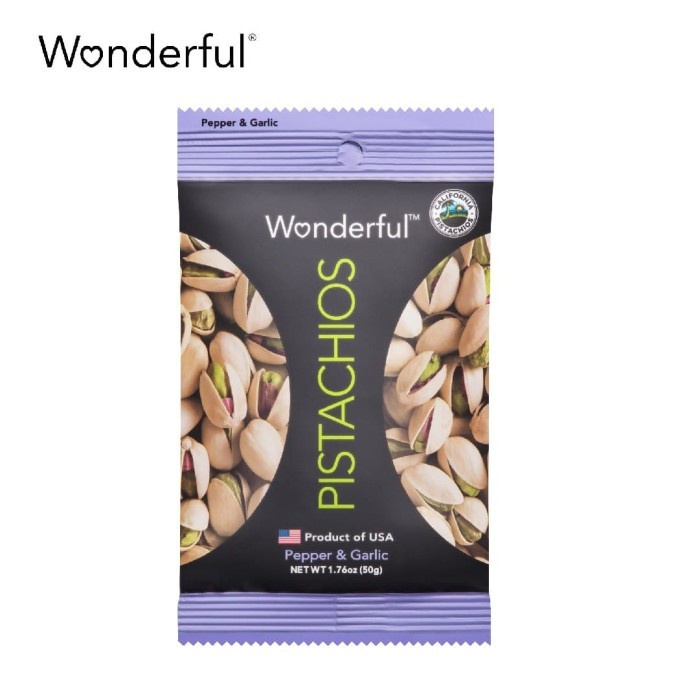 

Wonderful Pepper & Garlic Pistachios 50gr